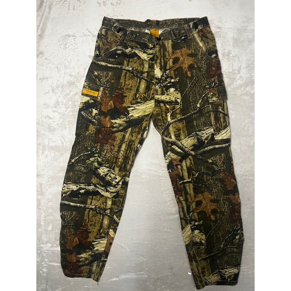 Whitewater Mens Camo Cargo Pants L Strategic Hunting Apparel Durable Workwear